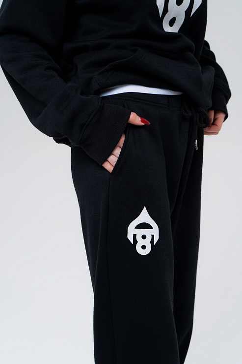 Спортивные брюки черные  